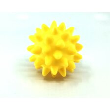 Loptička ježko pískacia 6cm žltá